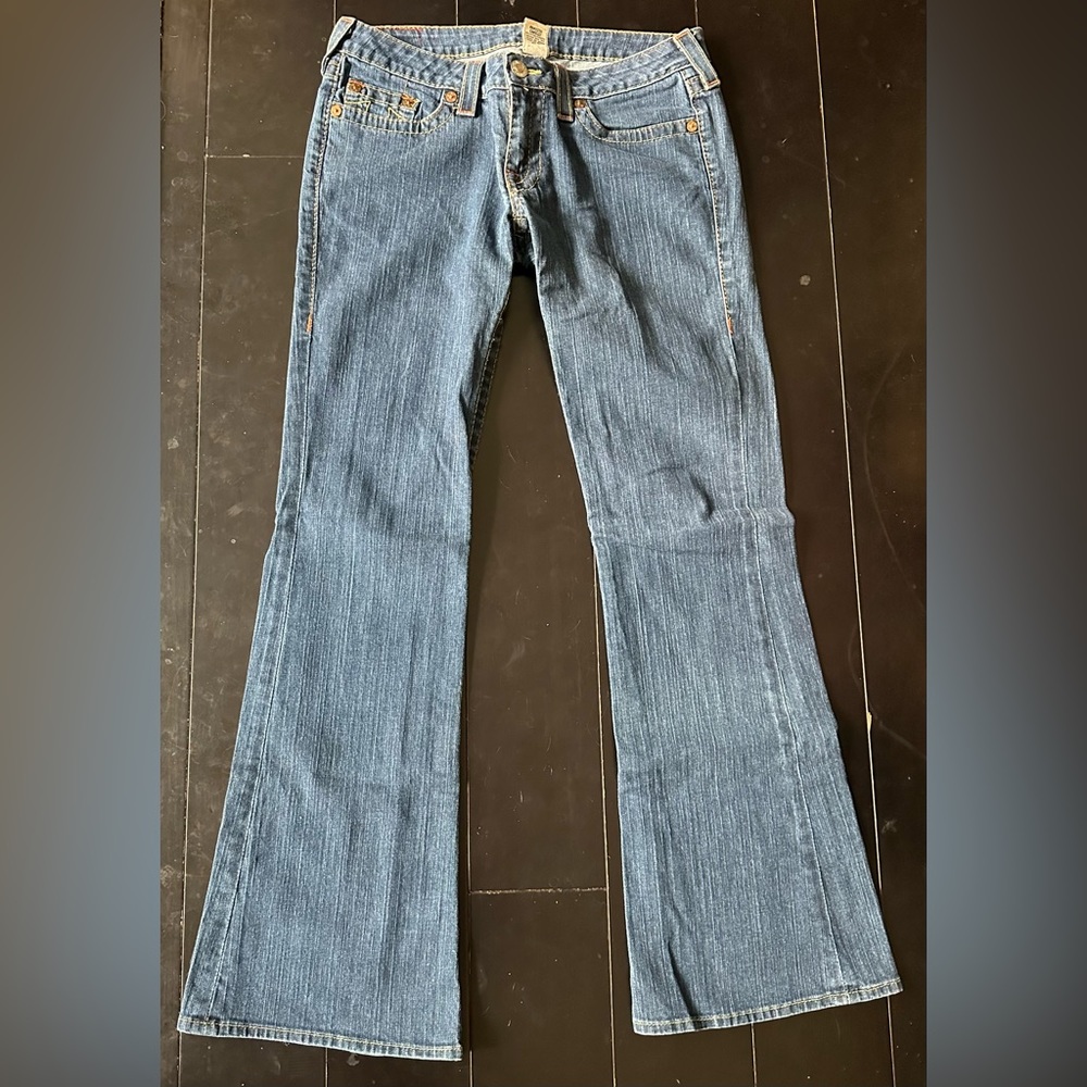 Women’s True Religion Bobby Boot Cut Jeans, Med Rise, 31